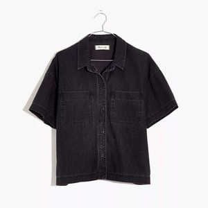 Madewell Button Up Shirt - Washed Black